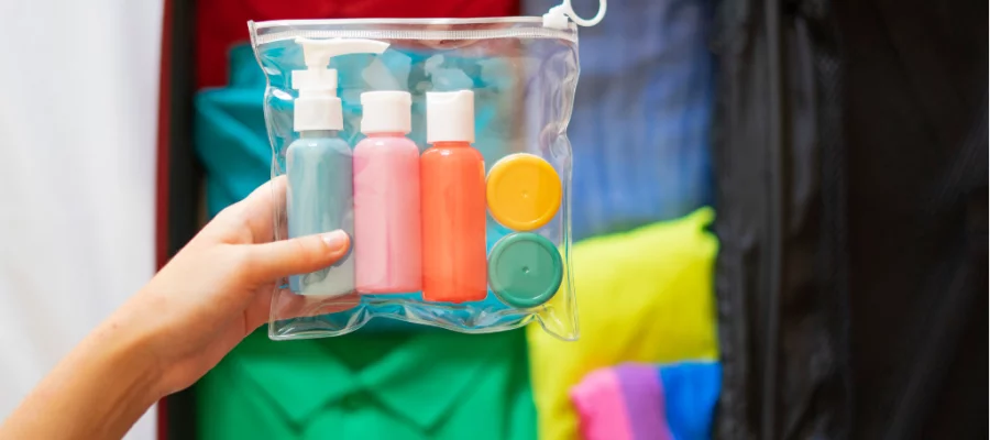 Gleitverschlussbeutel mit Schieber