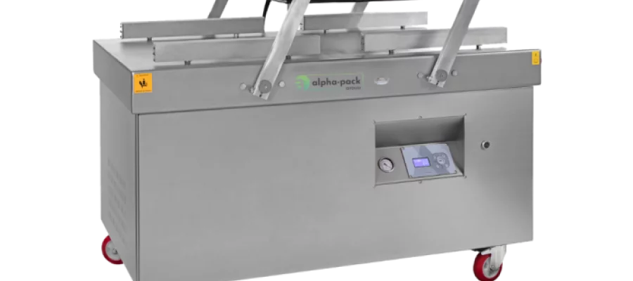 Ansicht der Vakuummaschine von alpha pack GmbH